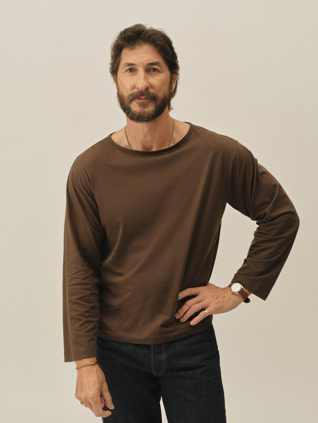 Japanese Cool Cashmere L/S Mariner Tee