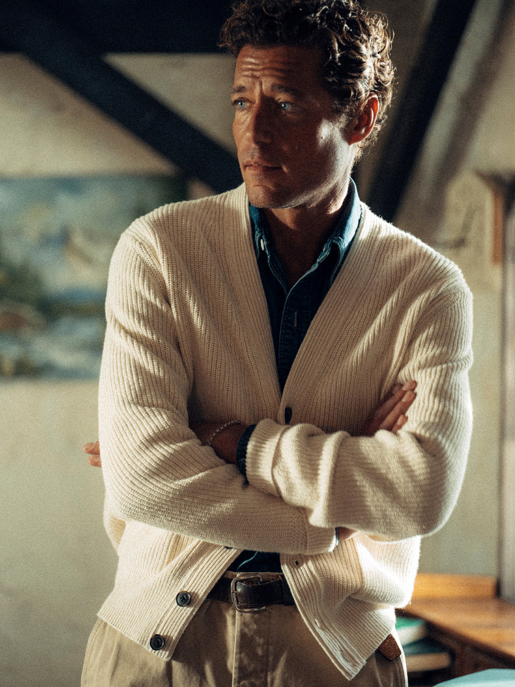 Seafarer Cotton Rib Cardigan