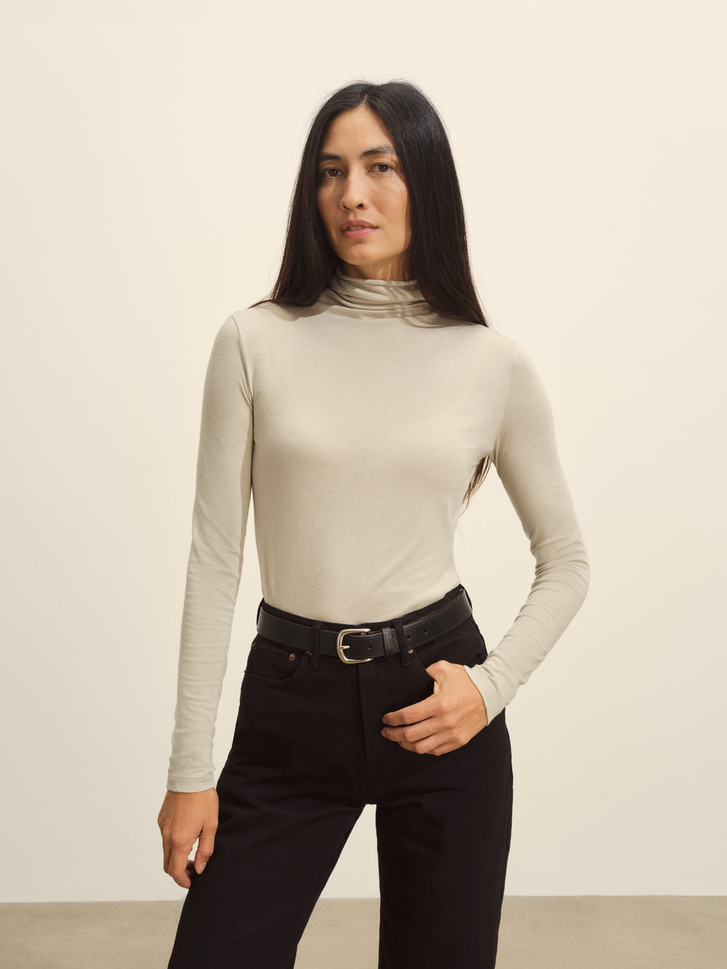 Cloud Jersey Turtleneck