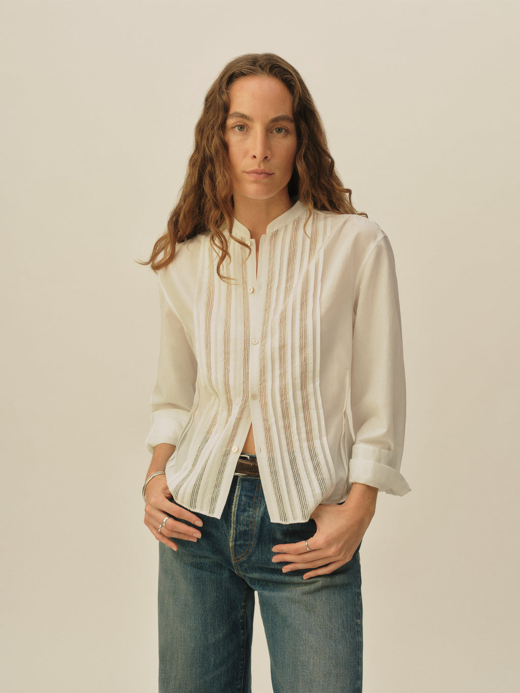 Pleated Parlour Shirt
