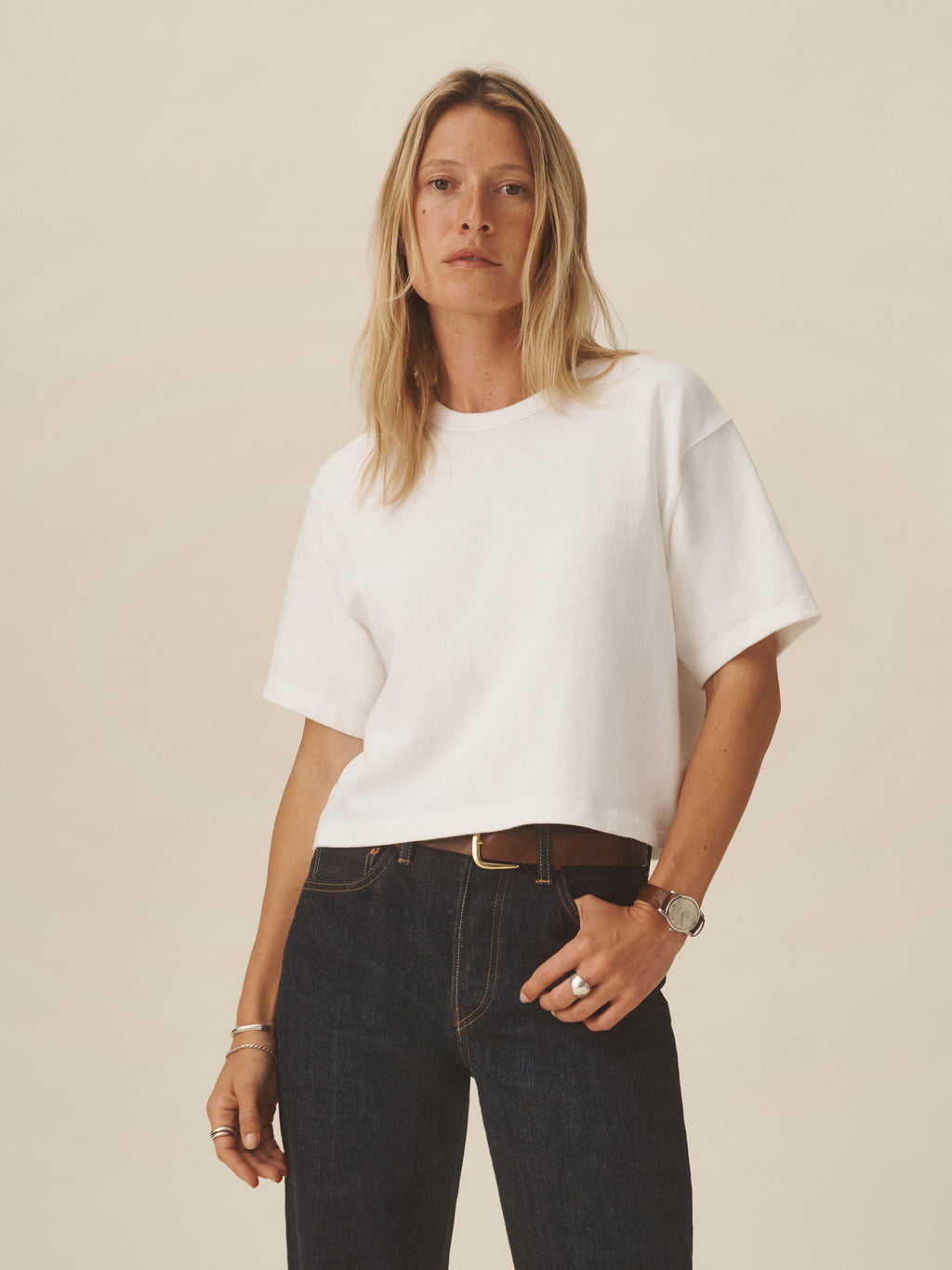 Field-Spec Boyfriend Crop Tee