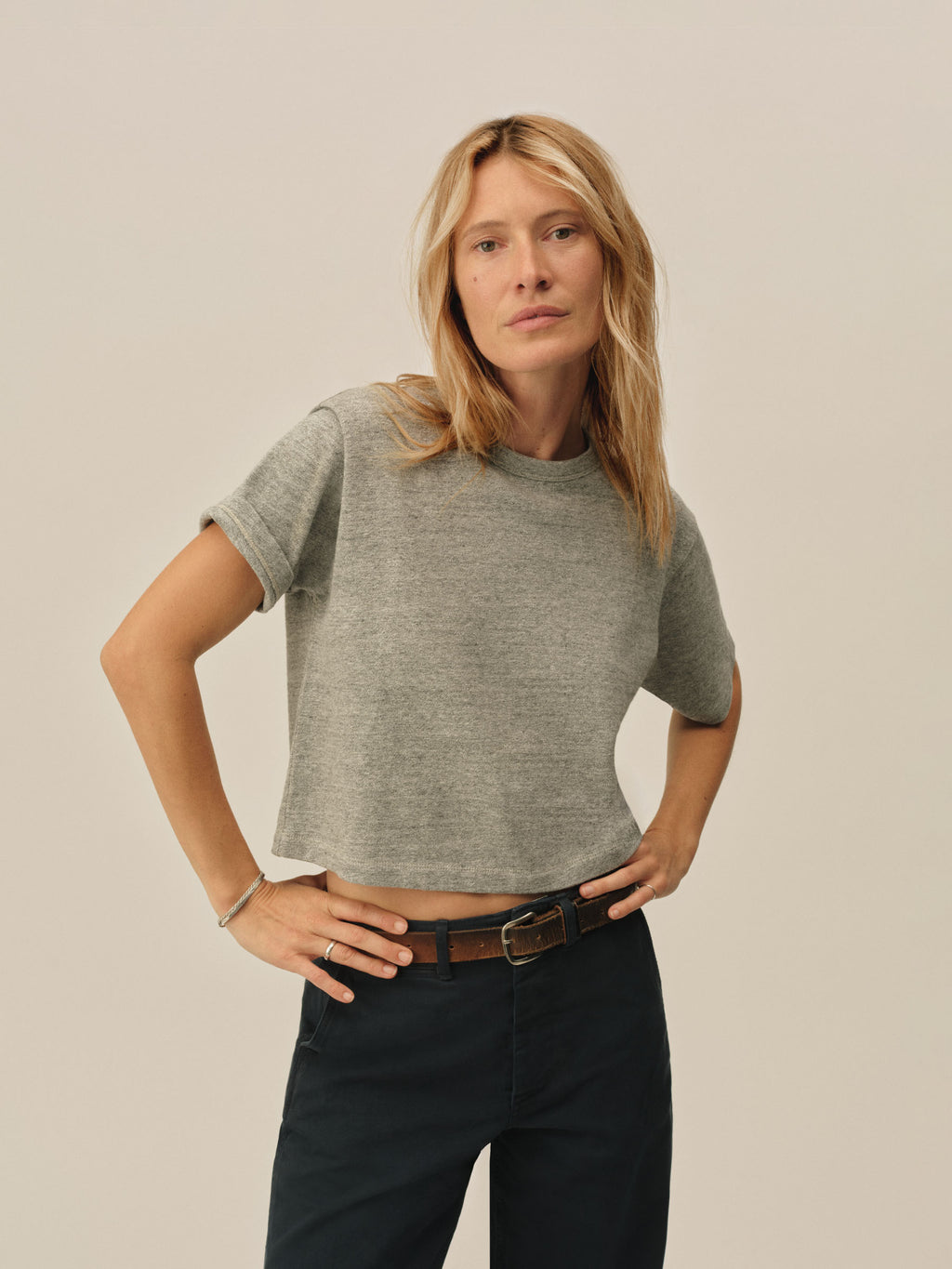 Field-Spec Boyfriend Crop Tee