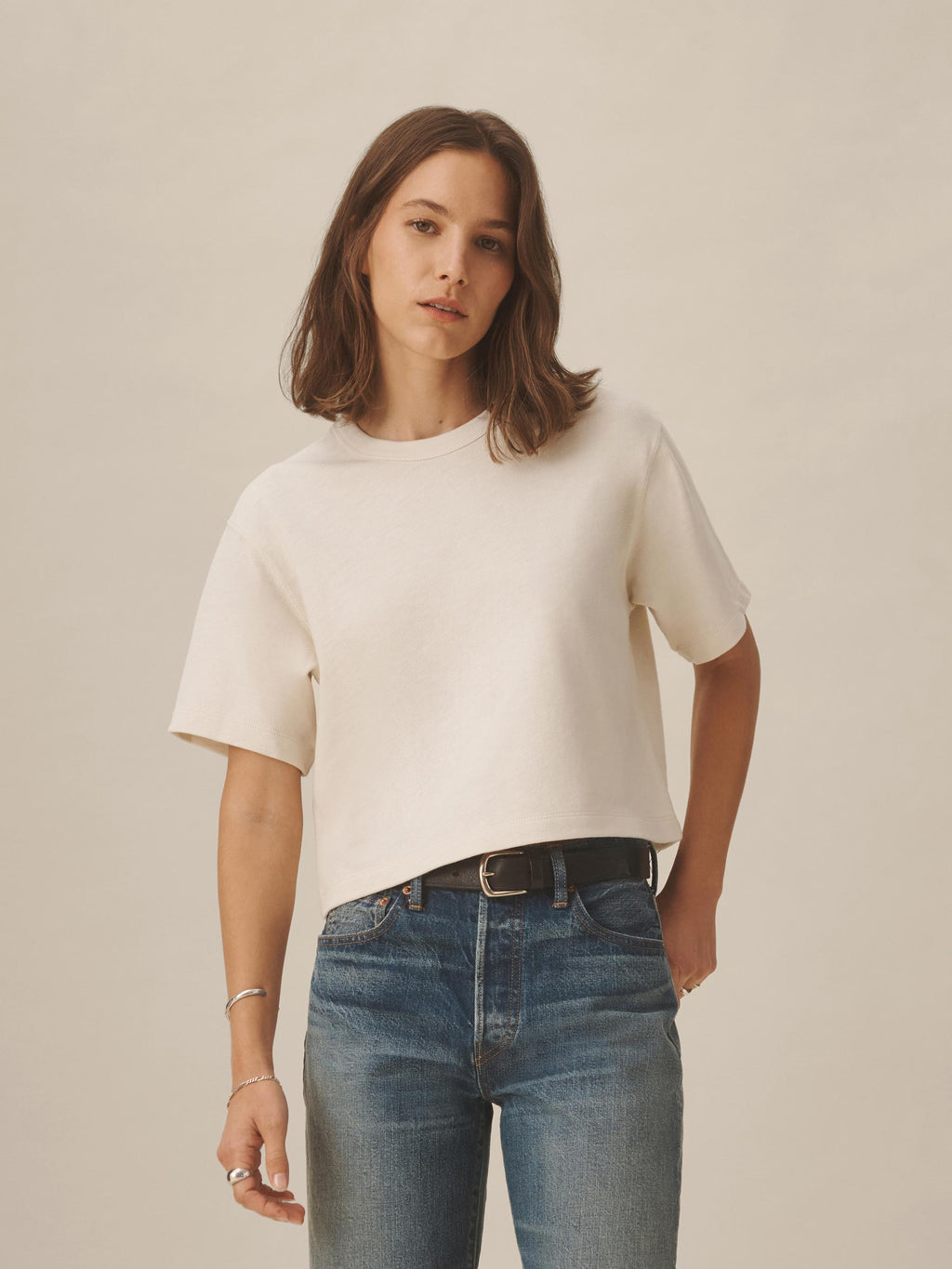 Field-Spec Boyfriend Crop Tee