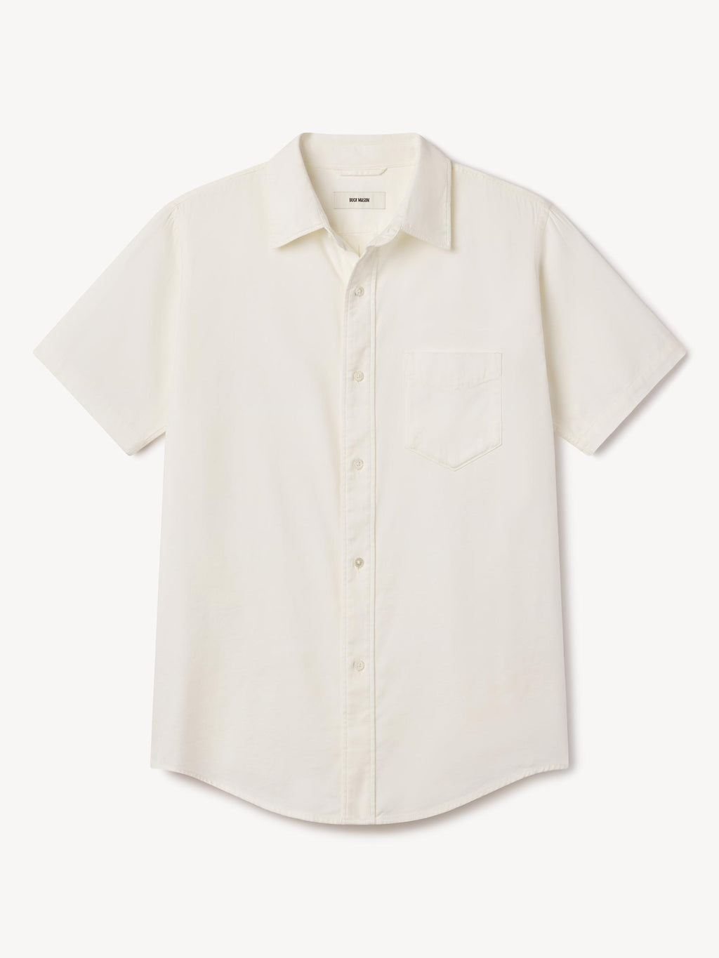 Draped Twill S/S One Pocket Shirt