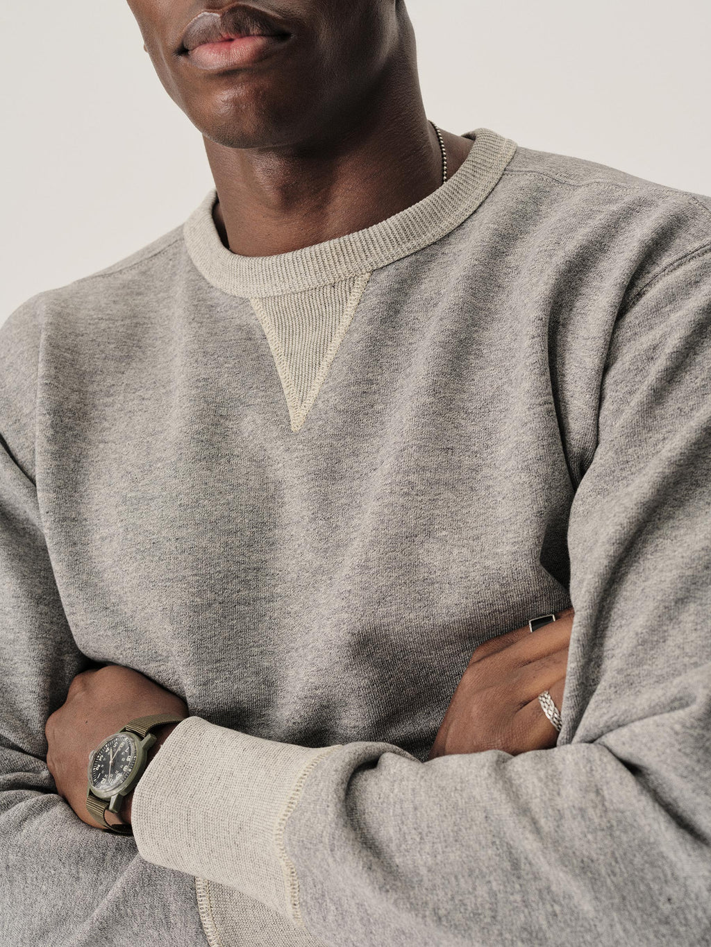 Welterweight Double V Crew Sweatshirt