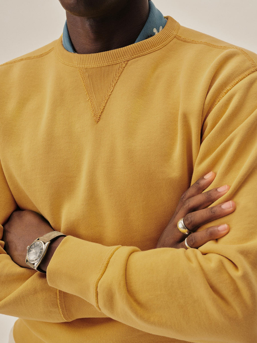 Welterweight Double V Crew Sweatshirt