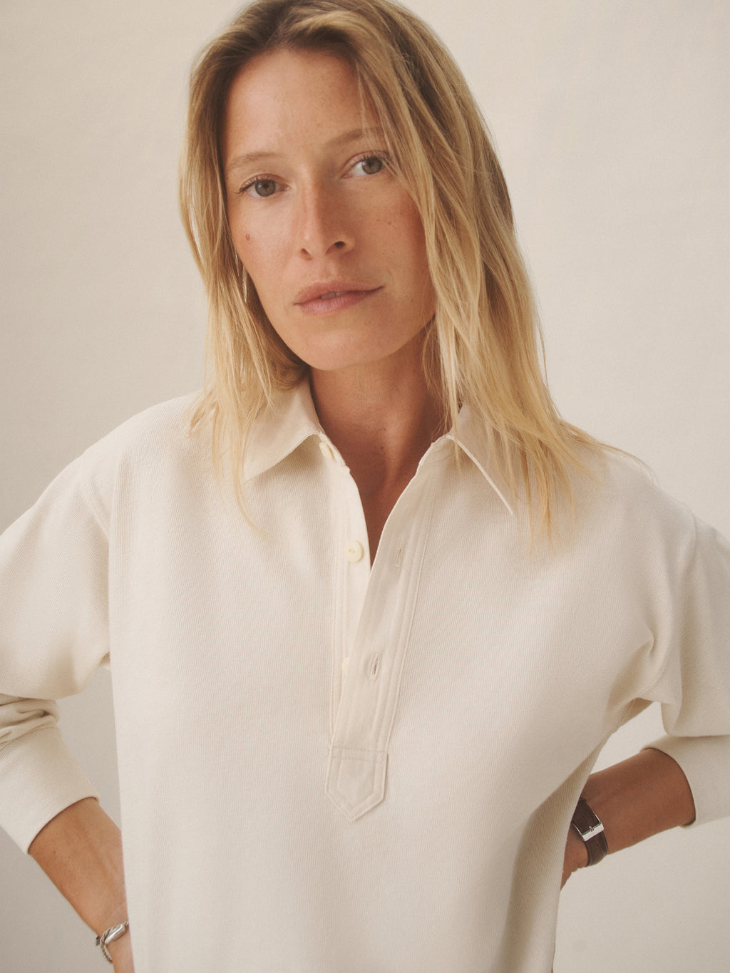 Field-Spec Boyfriend Crop Rugby Polo