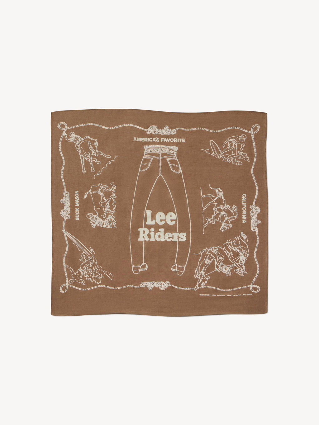 Lee X Buck Mason Cotton Rider's Bandana