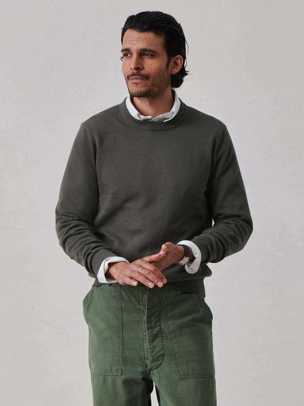 Dyed Cotton Traveler Sweater