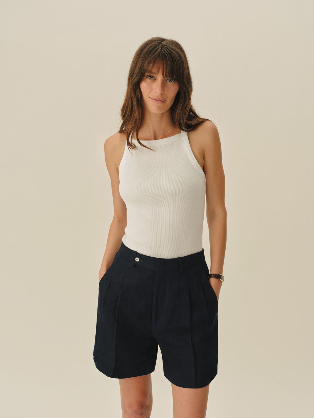 Surplus Rib Square Neck Tank