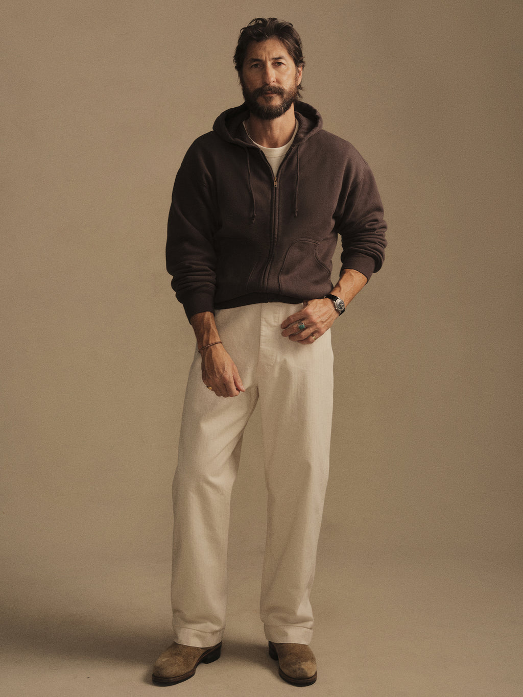 Featherweight Terry Waffle Full-Zip