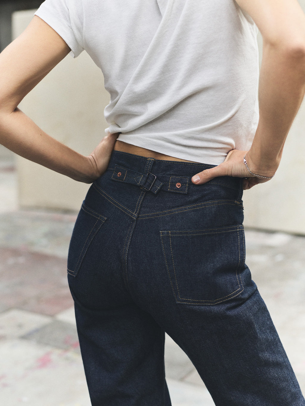 Double Take Buckleback Jean