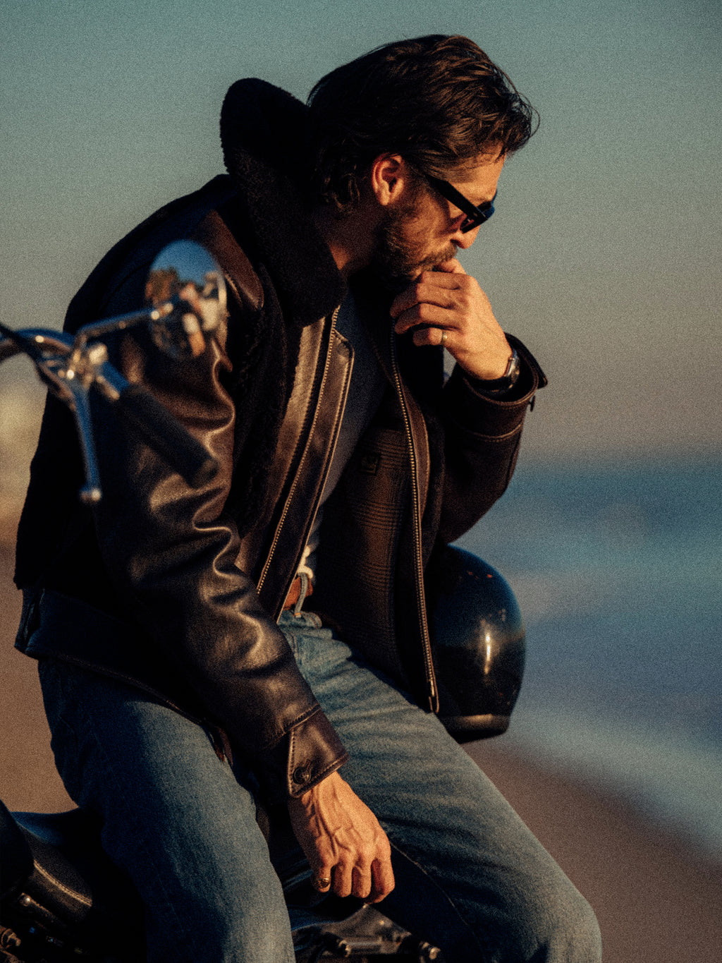 Y'2 Leather X Buck Mason Grizzly Jacket