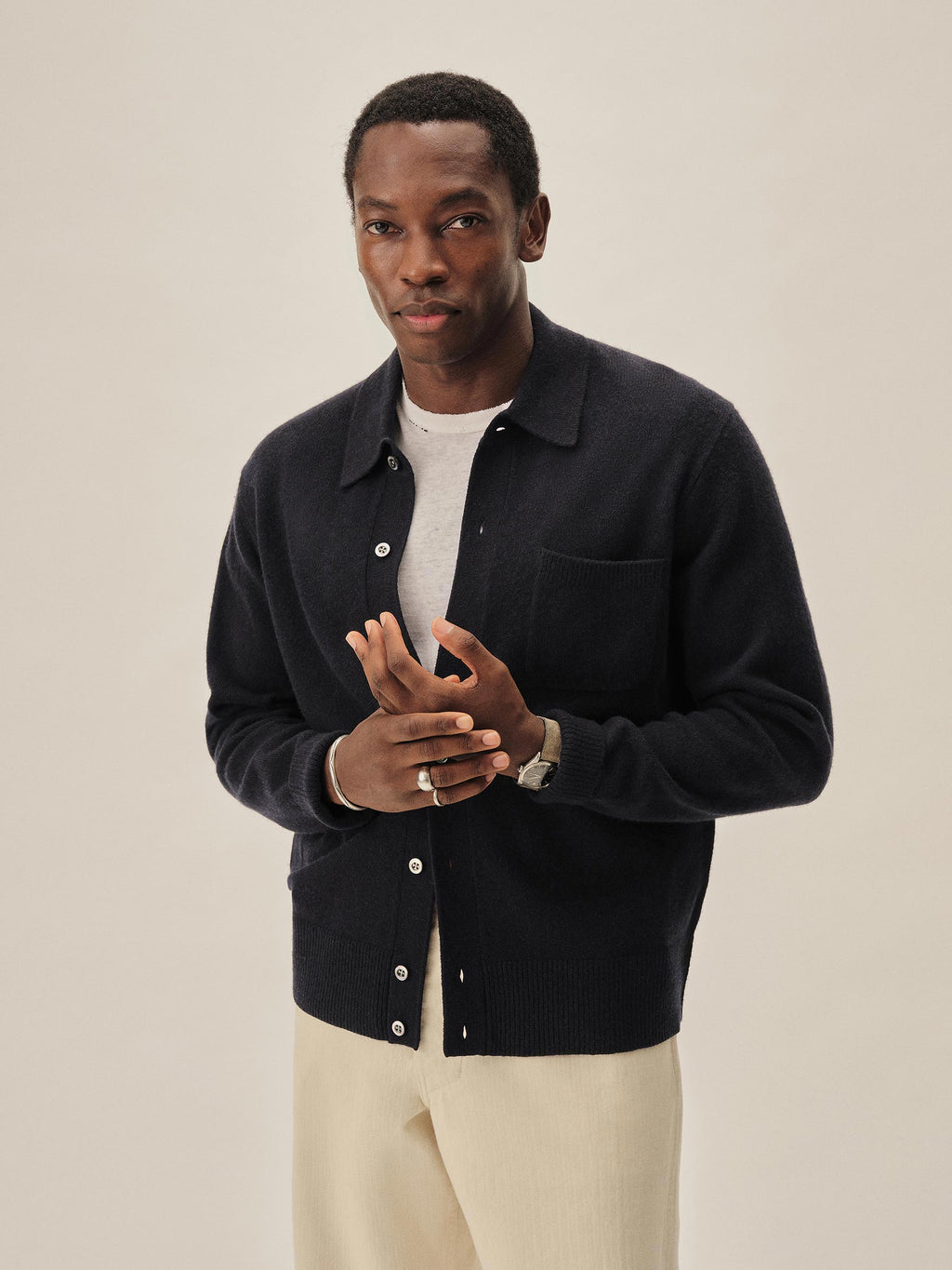Heritage Wool Collared Cardigan