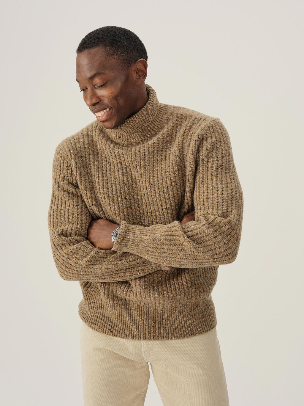 Irish Donegal Wool Turtleneck