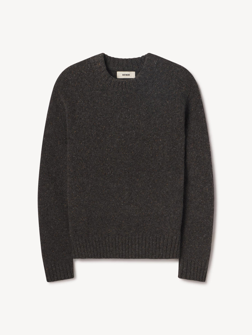 Seastack Wool Tweed Mock Turtleneck