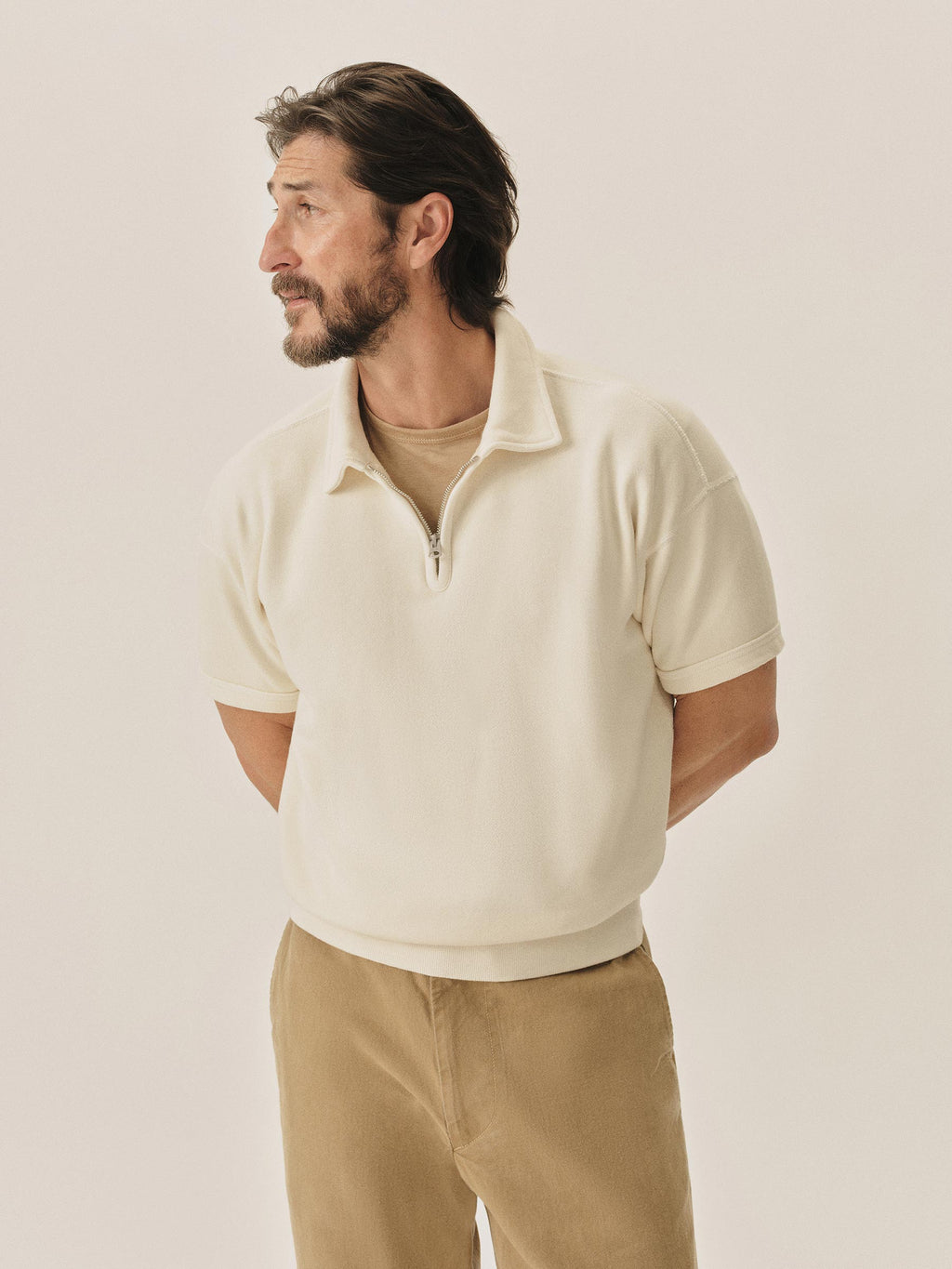 Featherweight Terry S/S Quarter Zip