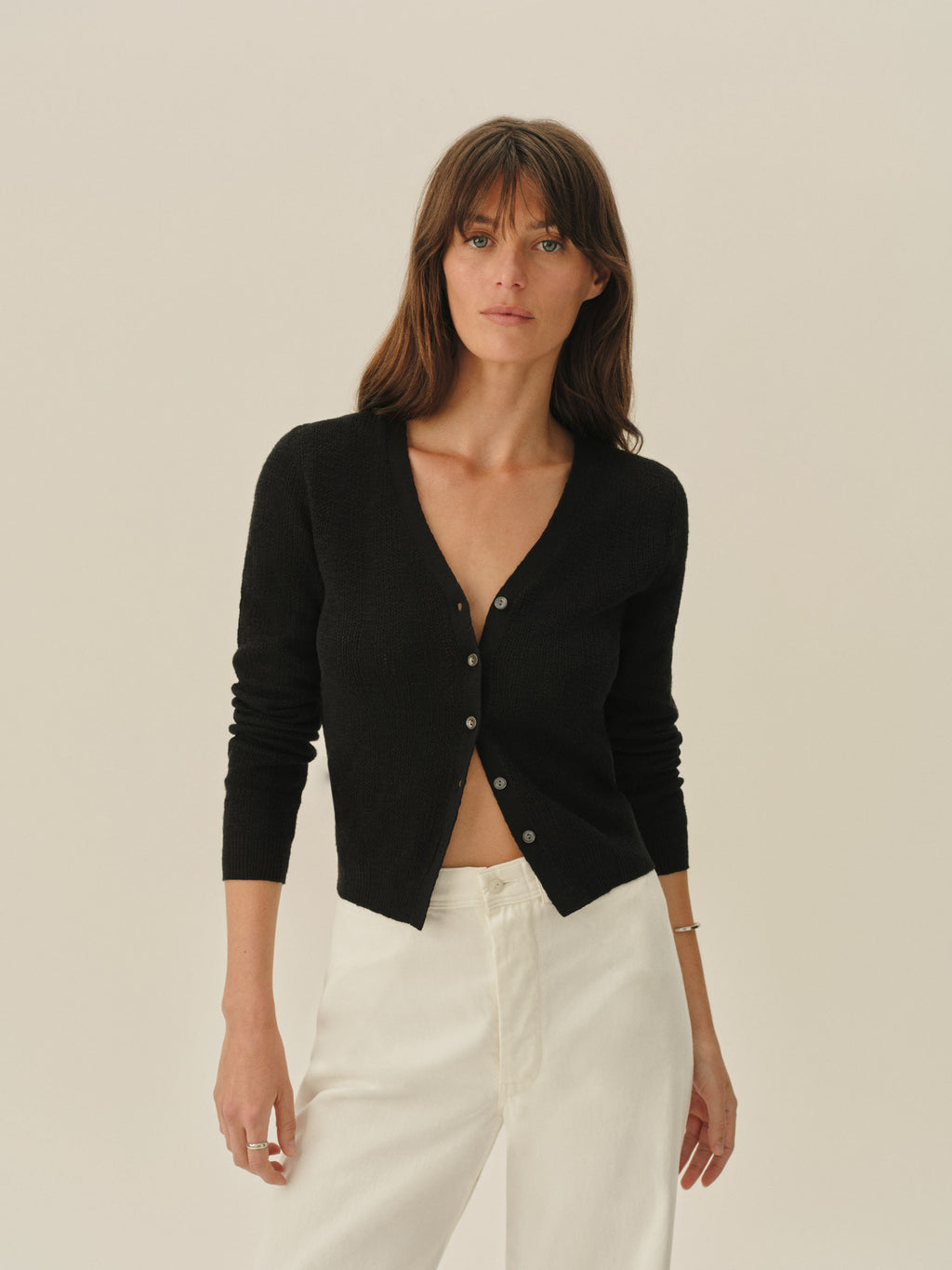 Seacoast Linen Jacquard Cardigan
