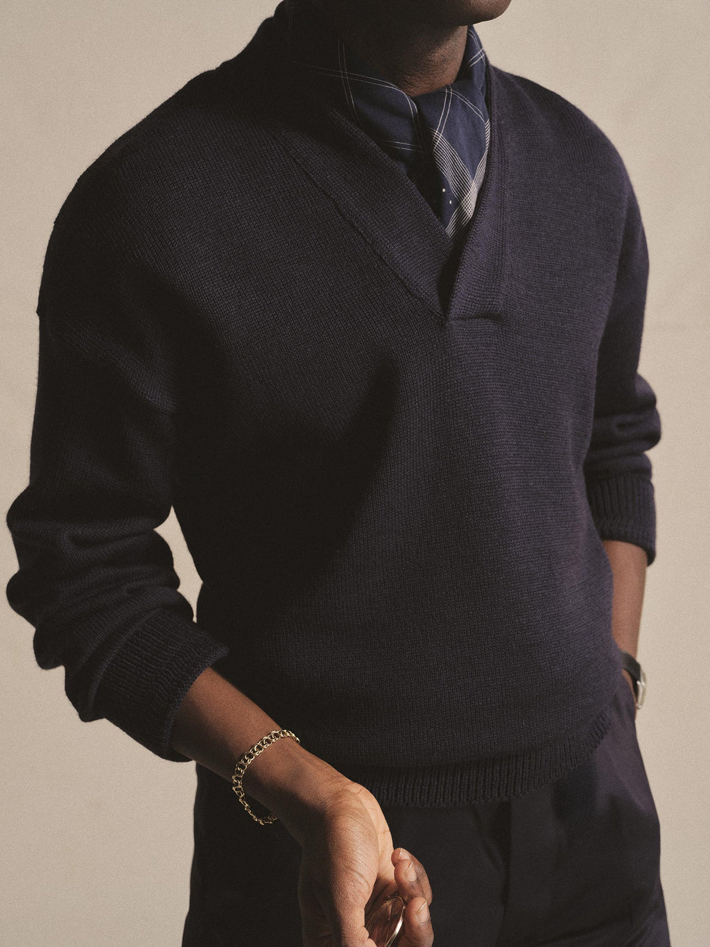 Anatomica Wool V Neck Sweater