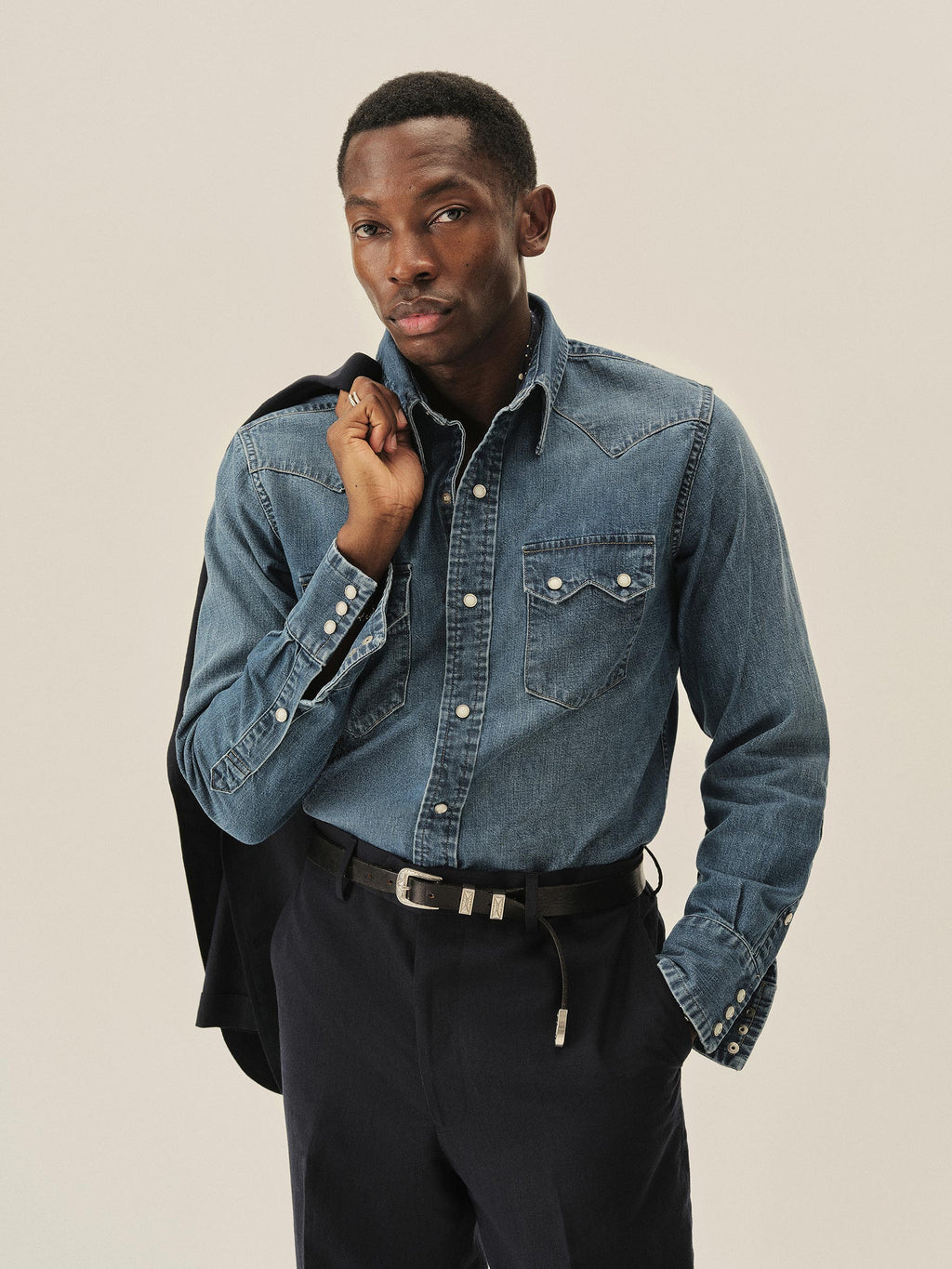 Japanese Denim Sawtelle Sawtooth Western Shirt