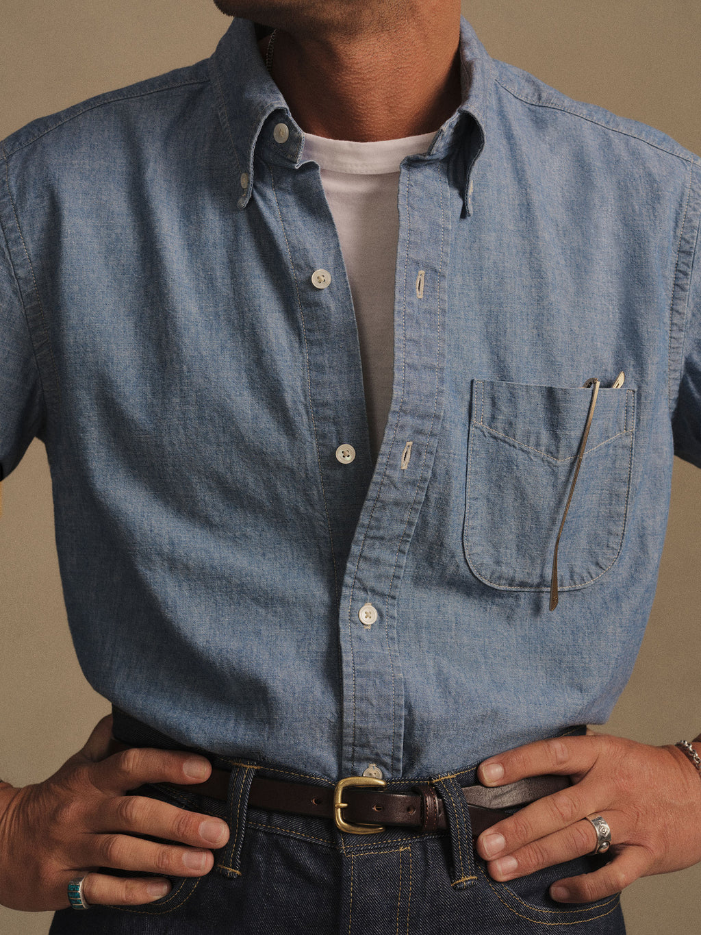 Japanese Chambray Bd Shirt