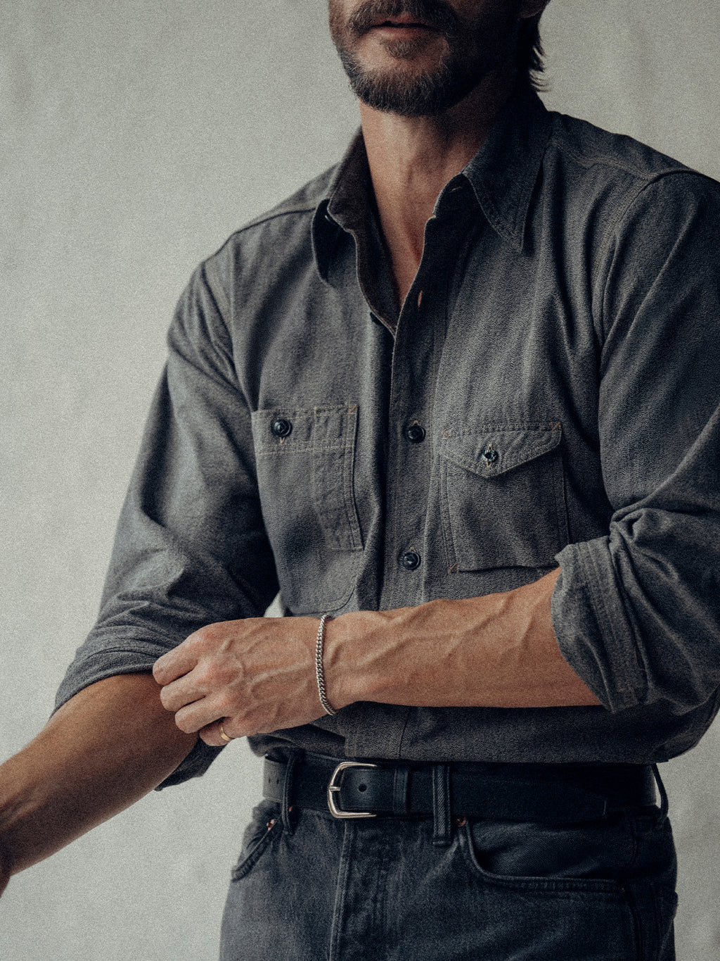 Big Yank X Buck Mason 2-Pocket Asymmetrical Work Shirt