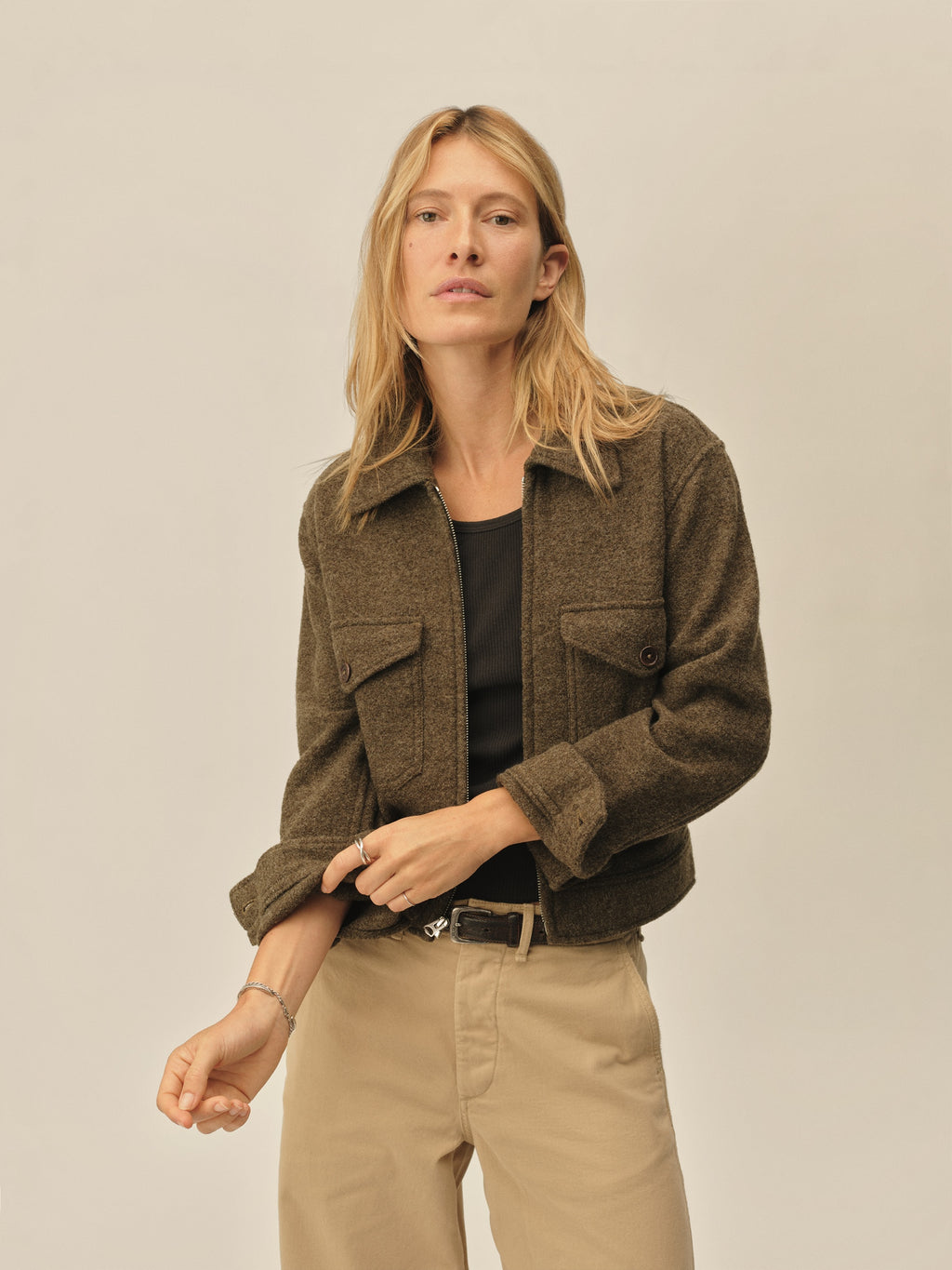 Felted Wool Rider Jacket