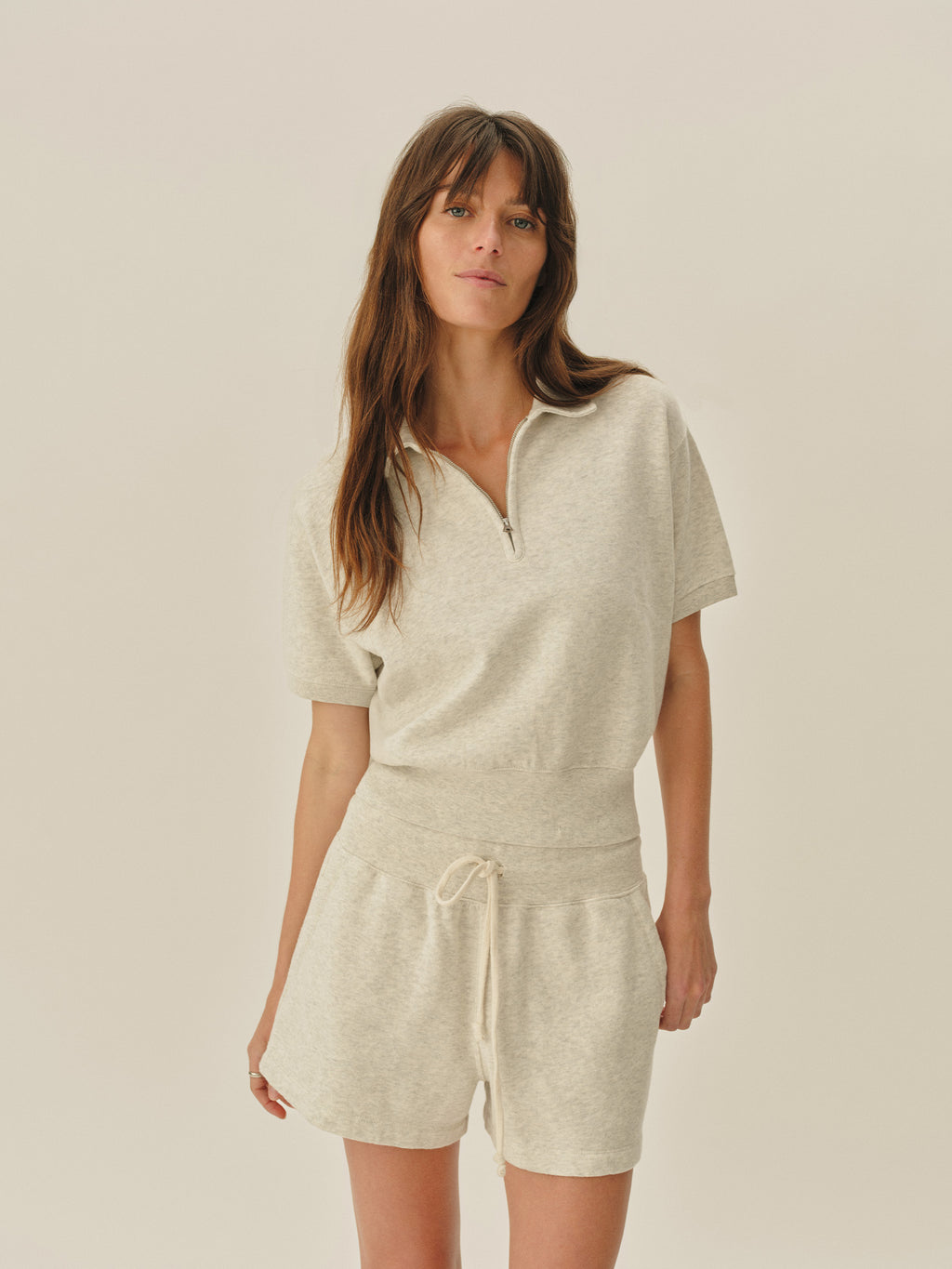 Vintage Interloop Short Sleeve Quarter Zip