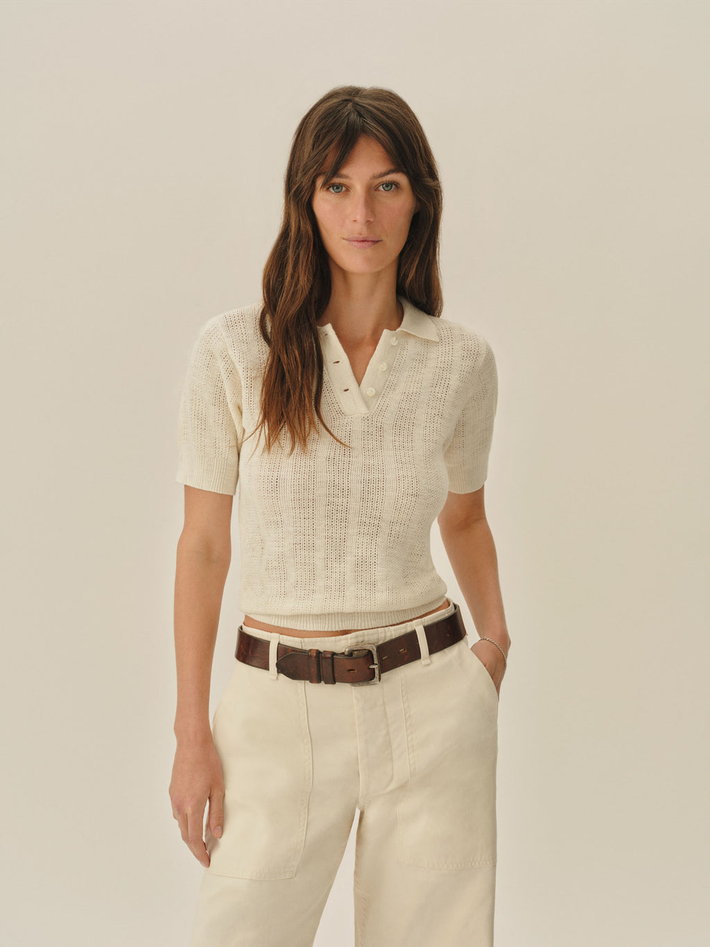 Seacoast Linen Jacquard Polo