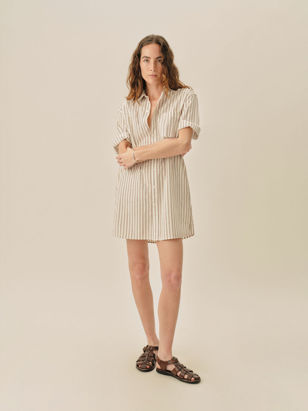 Mainstay Cotton S/S Shirt Dress