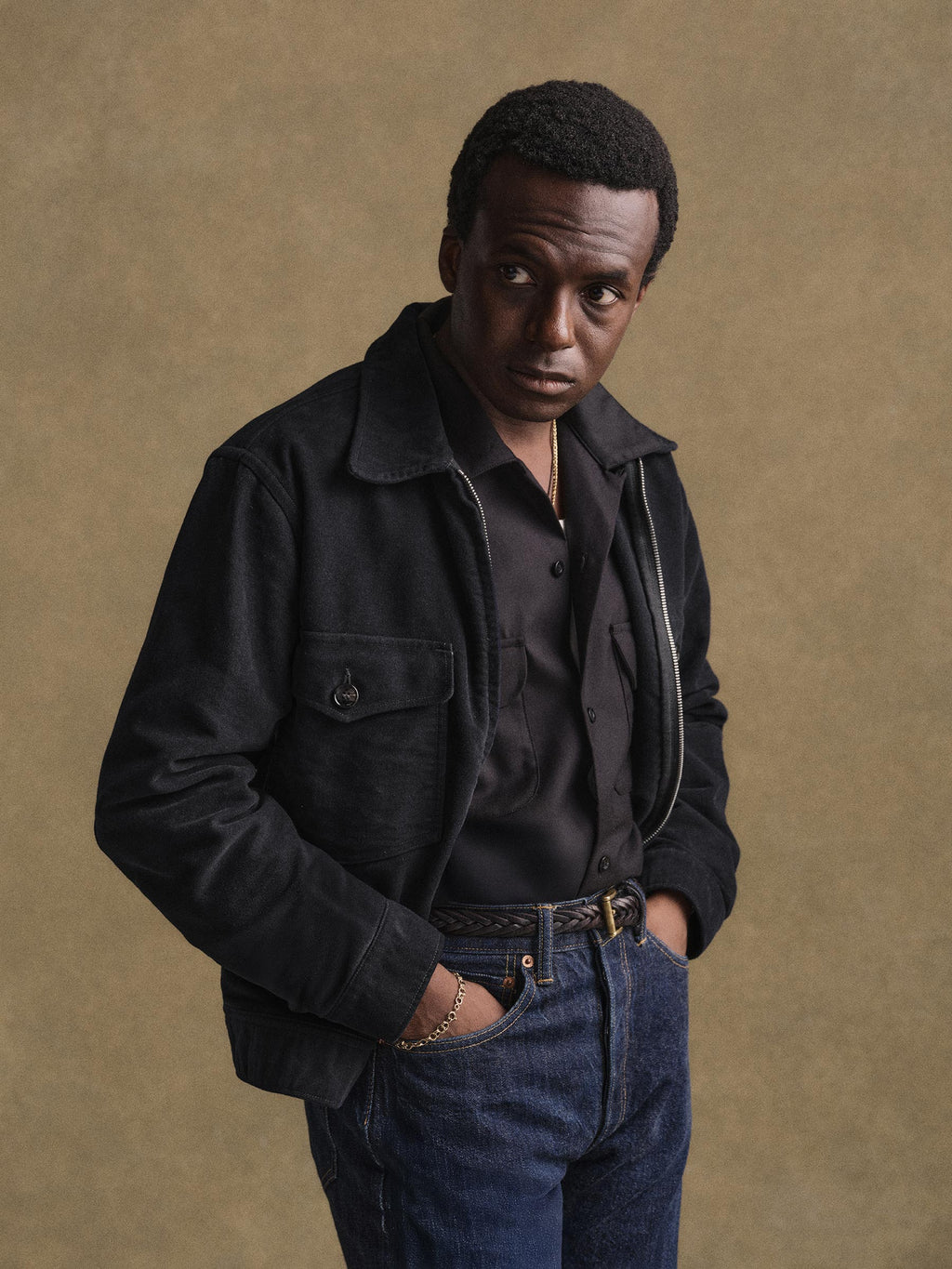 Italian Doeskin Station Jacket