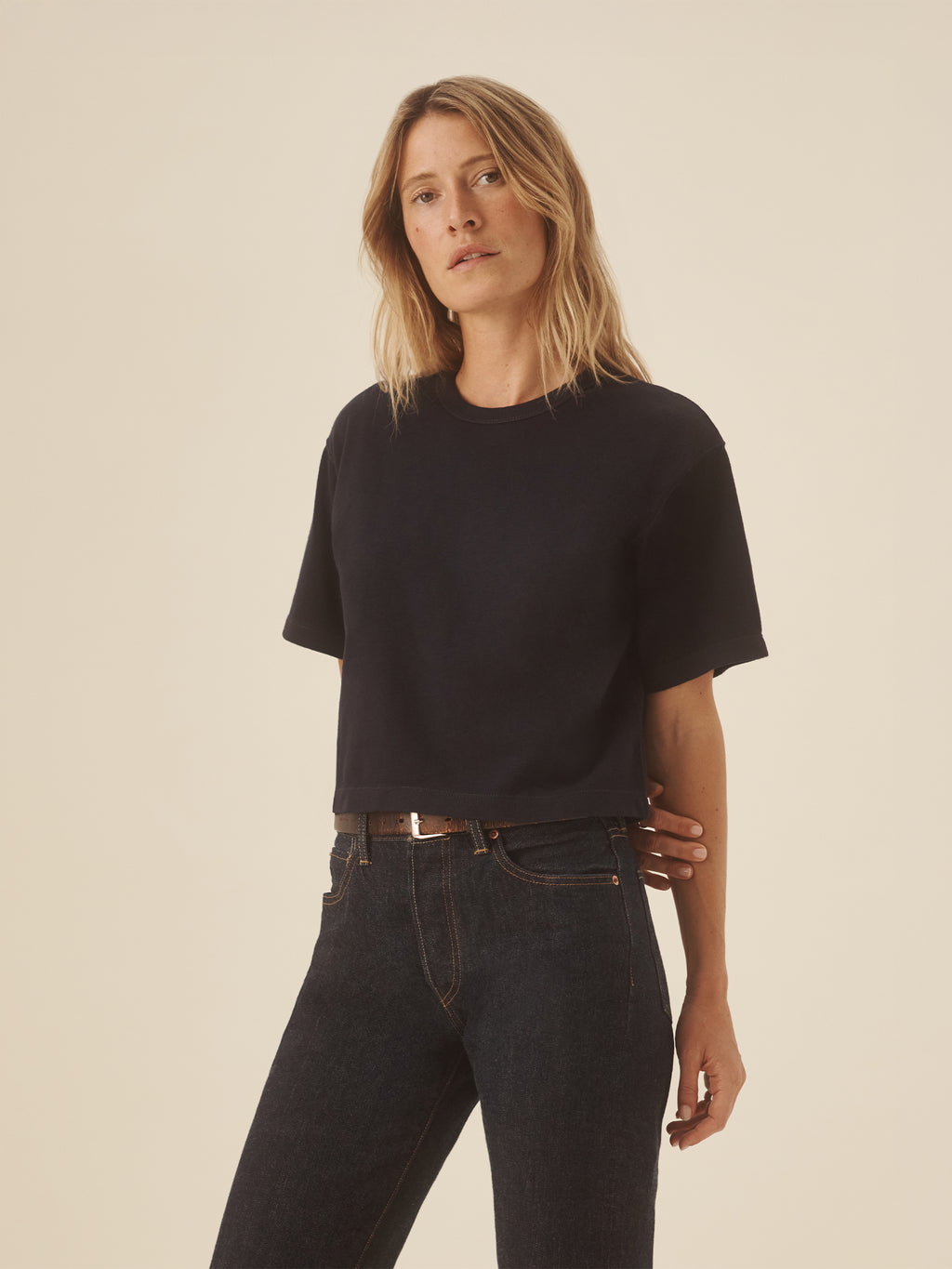 Field-Spec Boyfriend Crop Tee