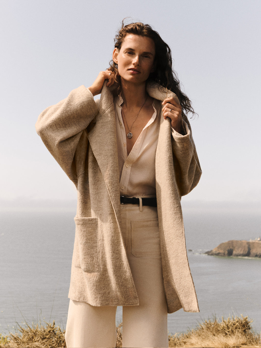 Felted Wool Blanket Coat