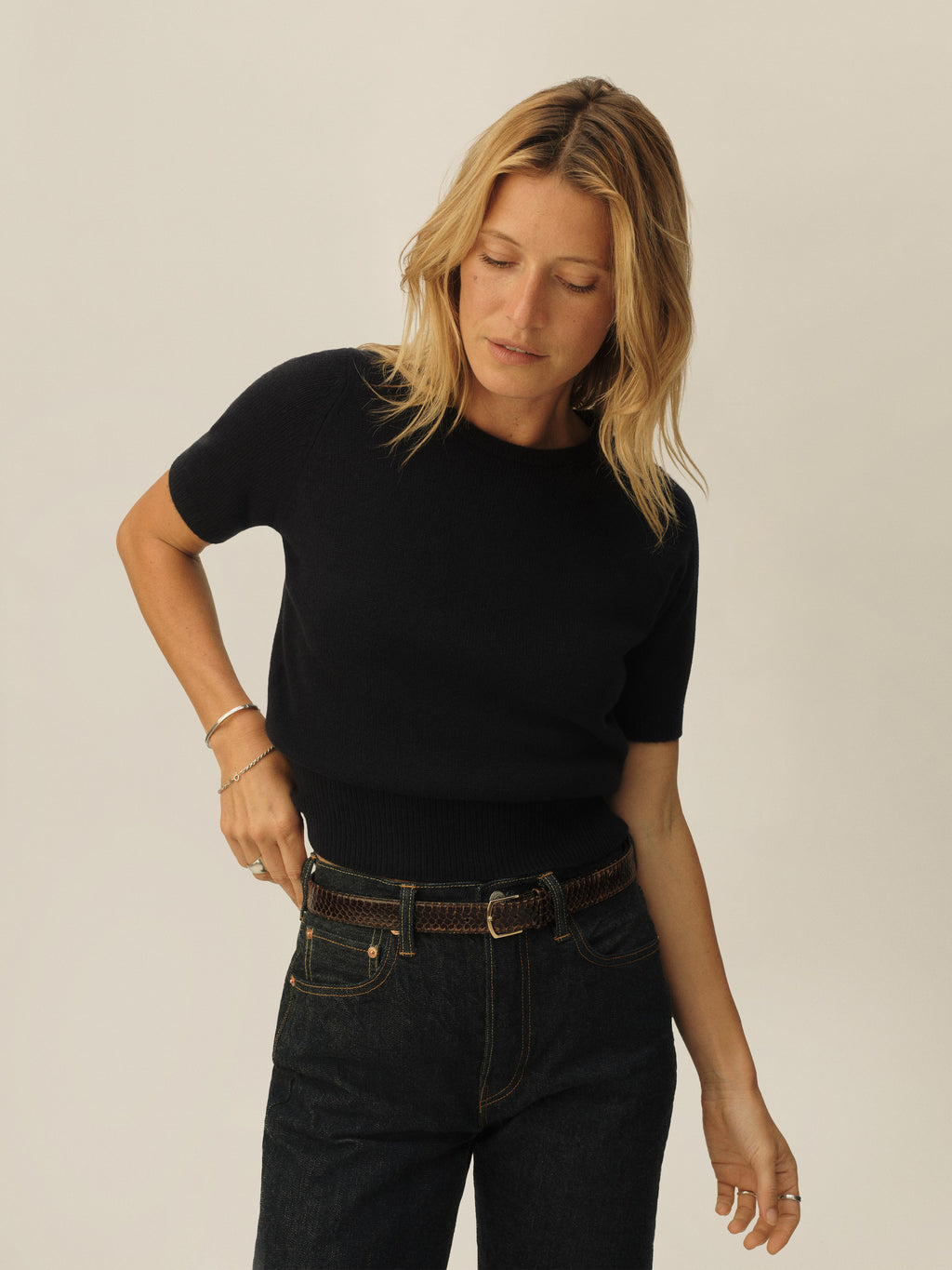 California Cashmere S/S Crew