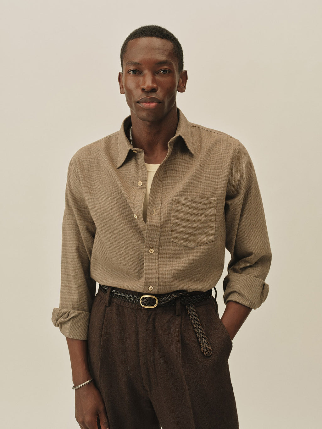 Pacific Twill Flannel One Pocket Shirt