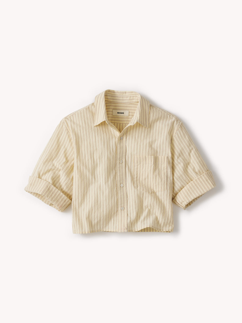 Mainstay Cotton Cut-Off Short Sleeve Button Down