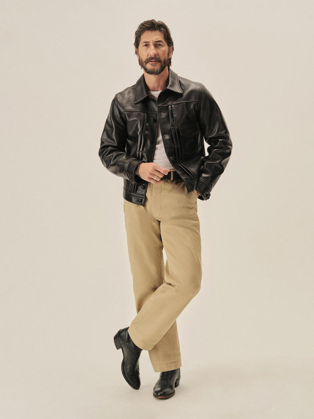 Y'2 Leather X Buck Mason 1St Type Jacket