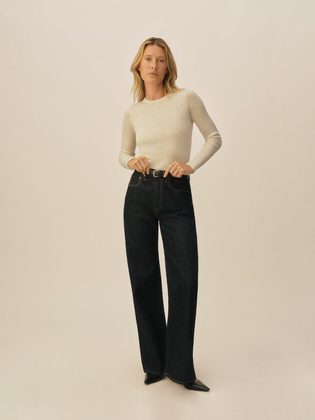 Featherweight Silk Cashmere L/S Crew