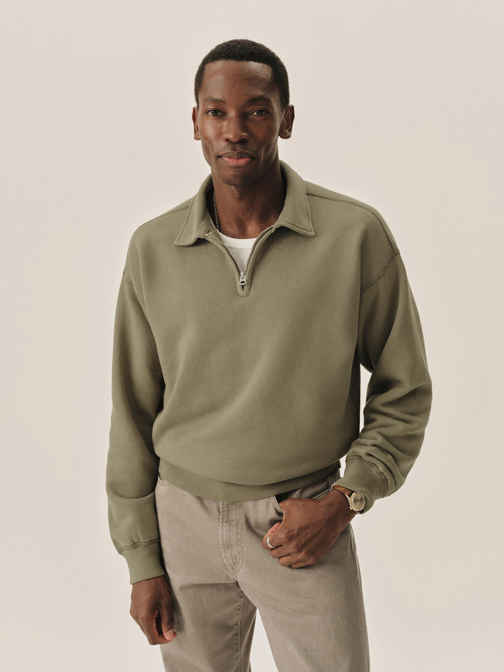 Featherweight Terry Quarter Zip
